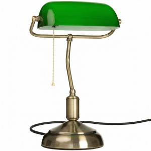 Lampka bankierska zielona biurkowa ZLA7220