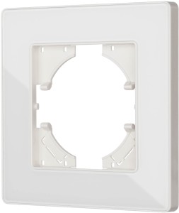 Ramka pojedyncza szklana biała PG51-1 Loft Line 