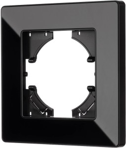 Ramka pojedyncza szklana czarna PG51-1 Loft Line 