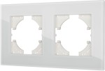 Ramka podwójna szkło hartowane  biała G50-2 Loft Line 