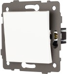 Włącznik pojedynczy schodowy bez ramki biały WSA003 Loft Line