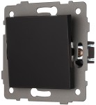 Włącznik pojedynczy schodowy bez ramki czarny WSA003 Loft Line 