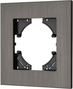 Ramka pojedyncza aluminiowa szczotkowana grafitowa B30-1 Loft Line 