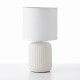Lampa stołowa z abażurem ceramiczna podstawa .jpg