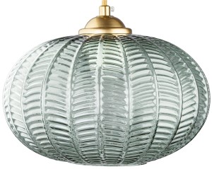 Lampa wisząca szklana złota szałwiowa BOTANICA