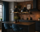 Lampa Rustic czarna w nad blatem kuchennym.png