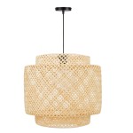Lampa wisząca bambusowa duża BOHO 50cm TH46L