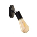 Kinkiet mały czarny ezo okrąg