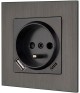 Gniazdo z USB w ramce aluminiowej grey.jpg