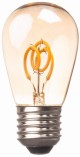 Żarówka LED E27 S14 0,5W amber girlandowa spirala