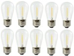 Pakiet 10 szt żarówka LED E27 1W S14 girlandowa