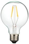 Żarówka E27 G80 FILAMENT 4W clear ciepła