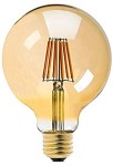 Żarówka E27 G80 FILAMENT 8,2W - 10W amber 1000 lumenów