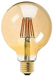 Żarówka E27 G80 FILAMENT 5,1W - 6W amber 630 lumenów