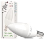 Żarówka LED świeczka E14 8W=60W Ciepła 