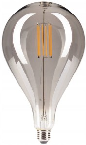 Żarówka LED E27 A165 6W SMOKY dekoracyjna GIGANT