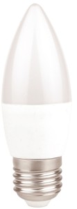 Żarówka świeczka LED E27 7W=60W  Zimna