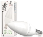 Żarówka LED świeczka E14 6W=50W Ciepła 