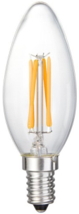 Żarówka LED E14 4W Ciepła świeczka Retro Milano