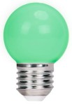 Żarówka LED E27 G45 2W girlandowa zielona 5 sztuk