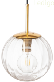 Lampa wisząca sufitowa szklana PANDORA przezroczysta