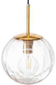 Lampa wisząca sufitowa szklana PANDORA przezroczysta
