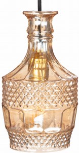 Lampa wisząca szklana kryształowa elegancka AMBER