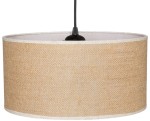 Lampa wisząca z abażurem BOHO juta walec 35cm ZLA7230  