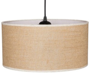 Lampa wisząca z abażurem BOHO juta walec 35cm ZLA7230  