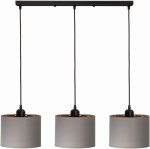Lampa wisząca listwa potrójna Oro szara