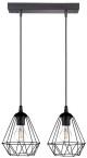 Lampa wiszaca sufitowa podwojna biala listwa E27 marka Ledigo