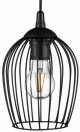 Lampa wisząca loft druciana owal