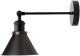 Kinkiet regulowany metalowy Edison Matt Black