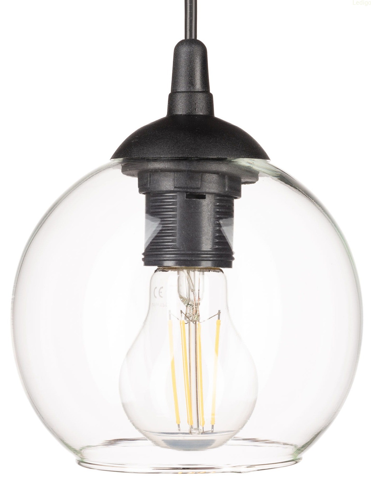Lampa wisząca mała kulka Venus Przezroczysta