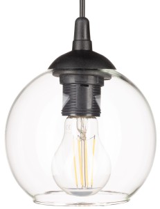Lampa wisząca mała kulka Venus Przezroczysta