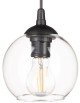 Lampa wisząca mała kulka Venus Przezroczysta
