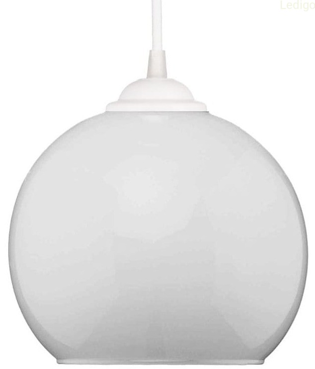 Lampa wisząca mała kulka Venus mleczna