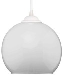 Lampa wisząca mała kulka Venus mleczna