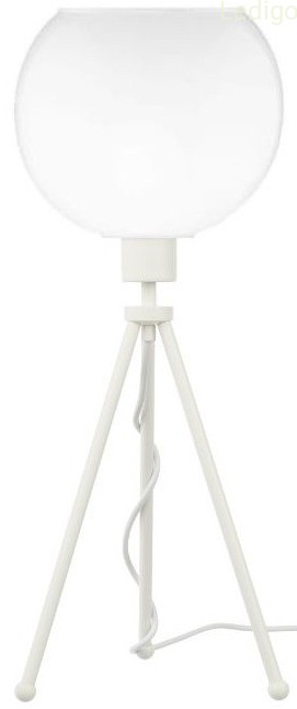 Lampa stojąca biała NEPTUN Mini z kula biała venus.jpg