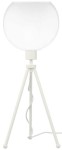 Lampa stojąca biała NEPTUN Mini z kula biała venus