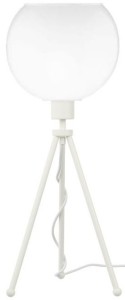 Lampa stojąca biała NEPTUN Mini z kula biała venus