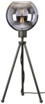 Lampa stojąca czarna NEPTUN Mini z kula grafit venus