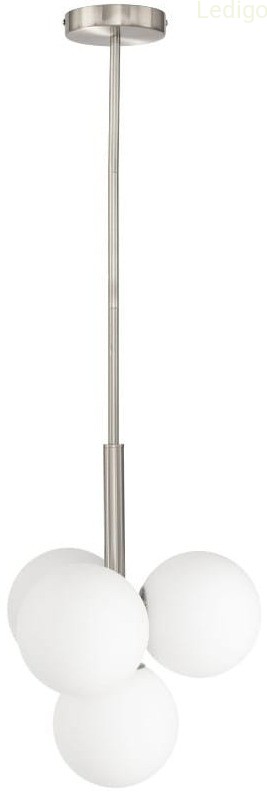 Lampa białe kule nad stół kuchenny silver.jpg