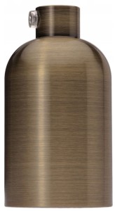 Oprawka aluminiowa walec E27 bronze