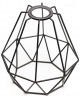 Czarny klosz druciany diament basket.jpg