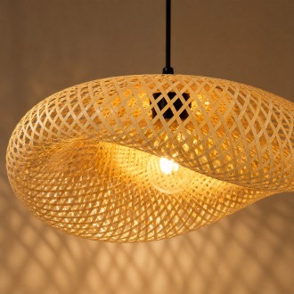 Lampa wisząca BOHO bambusowa duża NUSA 80 cm