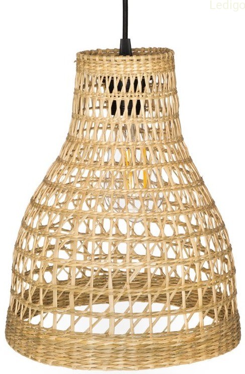 Lampa boho bambusowa trawa naturalna BLACK.jpg