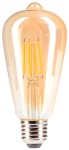 Żarówka LED E27 8W ST64 FILAMENT AMBER ciepła