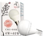 Żarówka LED kulka E14 4W=40W Zimna 