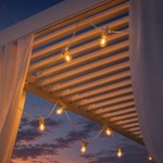 Girlanda świetlna ogrodowa 10m 20 żarówek LED biała